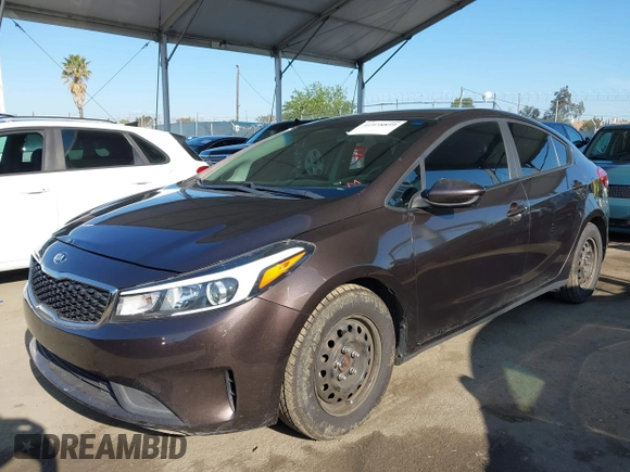 2017 Kia Forte LX with VIN 3KPFK4A72HE118996, listed as a IAAI auction lot 41978859 with 75,191 mi miles. Bid and sale history available at carsss.com. Image 18.
