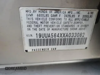 1999 Acura TL with VIN 19UUA564XXA033082, listed as a Copart auction lot 77709744 with 0 mi miles and Clean Title. Bid and sale history available at carsss.com. Image 12.