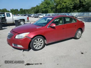 2013 Buick Regal with VIN 2G4GR5ERXD9248188, listed as a Copart auction lot 67896514 with 121,576 mi miles and Salvage Title. Bid and sale history available at carsss.com. Image 1.