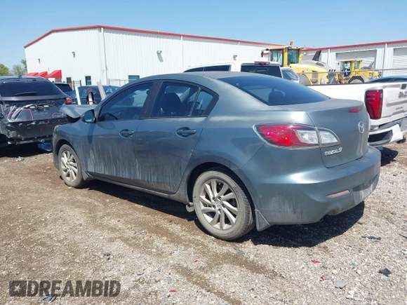 2012 Mazda Mazda3 i Touring with VIN JM1BL1V82C1606614, listed as a IAAI auction lot 41861558 with Not Provided miles. Bid and sale history available at carsss.com. Image 3.