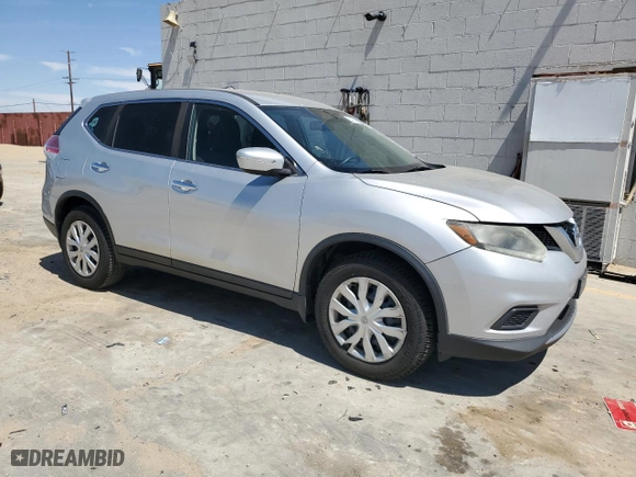 2015 Nissan Rogue S with VIN KNMAT2MT1FP561111, listed as a Copart auction lot 52184455 with 163,320 mi miles and Clean Title. Bid and sale history available at carsss.com. Image 4.