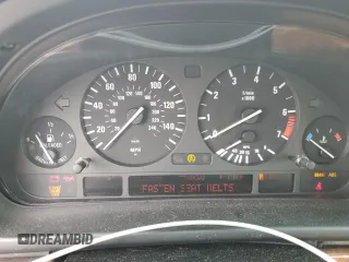 2001 BMW 5 Series 530iA with VIN WBADT63471CF05916, listed as a Copart auction lot 42752195 with 110,586 mi miles and Salvage Title. Bid and sale history available at carsss.com. Image 9.
