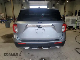2022 Ford Explorer XLT with VIN 1FMSK8DH4NGB25448, listed as a Copart auction lot 53880595 with 61,705 mi miles and Salvage Title. Bid and sale history available at DreamBid. Image 6.