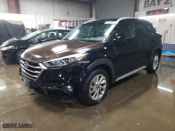 2017 Hyundai Tucson SE with VIN KM8J3CA43HU409768, listed as a Copart auction lot 45469895 with 100,657 mi miles and Salvage Title. Bid and sale history available at carsss.com. Image 1.