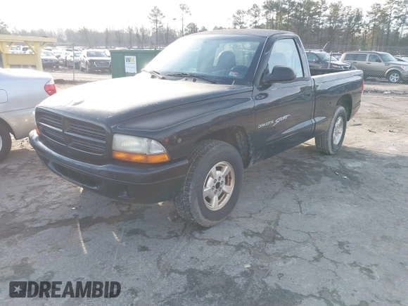 2001 Dodge Dakota with VIN 1B7FL26P01S344323, listed as a IAAI auction lot 41494859 with 1 mi miles. Bid and sale history available at carsss.com. Image 2.