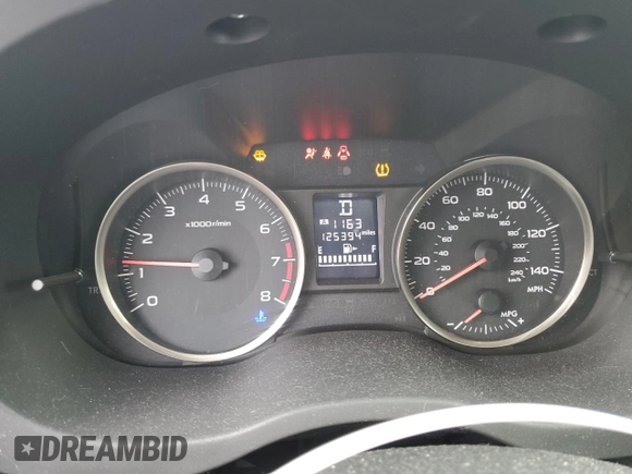 2016 Subaru Crosstrek Premium with VIN JF2GPABC7G8310912, listed as a Copart auction lot 61897025 with 125,394 mi miles and Salvage title. Bid and sale history available at DreamBid. Image 9.