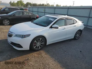 2016 Acura TLX with VIN 19UUB1F34GA006652, listed as a Copart auction lot 59721815 with 130,863 mi miles and Salvage title. Bid and sale history available at DreamBid. Image 1.