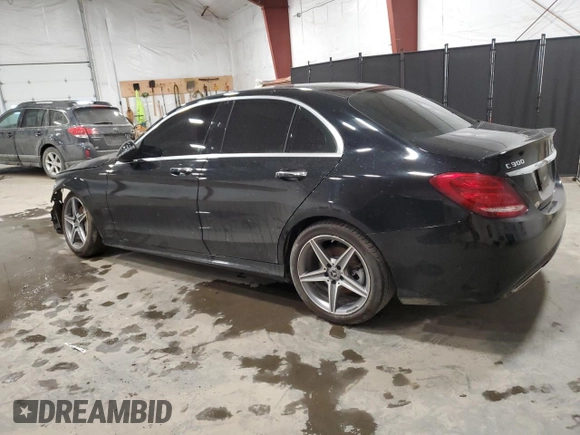 2018 Mercedes-Benz C 300 with VIN 55SWF4KB9JU258906, listed as a Copart auction lot 49953165 with 40,492 mi miles and Salvage Title. Bid and sale history available at DreamBid. Image 2.