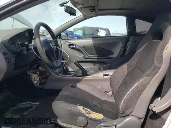 2002 Toyota Celica GT z VIN JTDDR32T320129918, wystawiony jako Copart lot #53359895 z przebiegiem 161 340 mil mil oraz Szkoda całkowita • Salvage title. Historia ofert i sprzedaży dostępna na DreamBid. Obrazek 7.