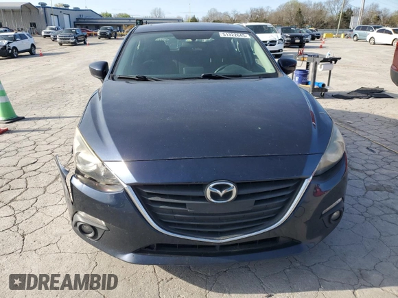2015 Mazda 3 i Touring with VIN JM1BM1L71F1272572, listed as a Copart auction lot 51322645 with 122,966 mi miles and Clean Title. Bid and sale history available at DreamBid. Image 5.