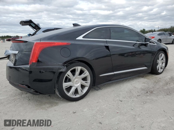 2014 Cadillac ELR z VIN 1G6RL1E46EU142582, wystawiony jako Copart lot #41382865 z przebiegiem 58 732 mil mil oraz Szkody całkowita. Historia ofert i sprzedaży dostępna na DreamBid. Obrazek 3.