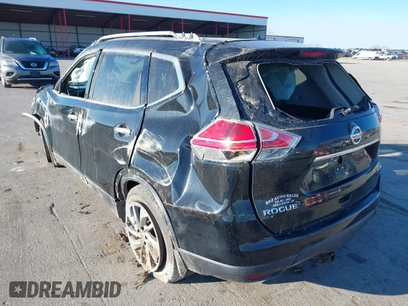 2015 Nissan Rogue SL z VIN 5N1AT2MV1FC799187, wystawiony jako IAAI lot #41877140 z przebiegiem 126 966 mil mil oraz . Historia ofert i sprzedaży dostępna na DreamBid. Obrazek 3.