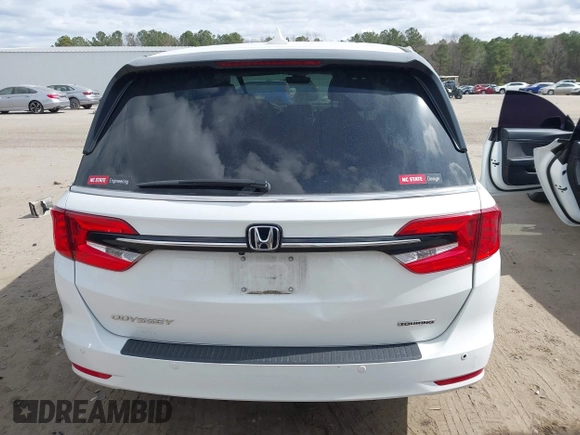 2022 Honda Odyssey Touring with VIN 5FNRL6H84NB062604, listed as a IAAI auction lot 41724006 with 41,351 mi miles and . Bid and sale history available at DreamBid. Image 17.