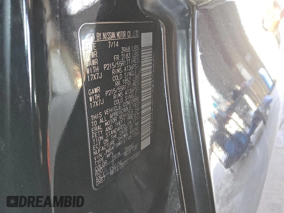 2014 Nissan Juke Nismo with VIN JN8AF5MR1ET451554, listed as a Copart auction lot 89065315 with 53,316 mi miles and Clean Title. Bid and sale history available at DreamBid. Image 12.