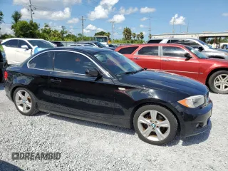2012 BMW 1 Series 128i with VIN WBAUP7C56CVP23806, listed as a Copart auction lot 62339235 with 105,776 mi miles and Salvage title. Bid and sale history available at DreamBid. Image 4.