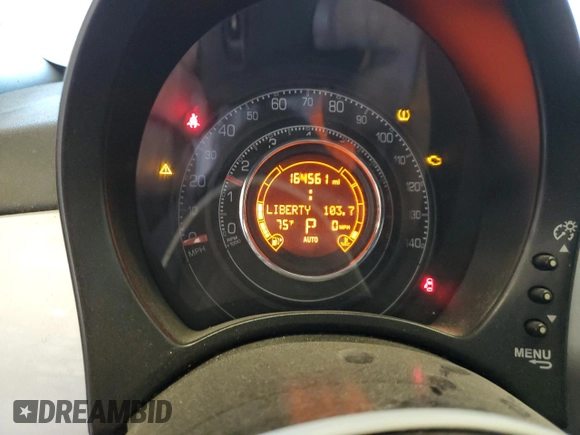 2013 FIAT 500 Sport with VIN 3C3CFFBR1DT709382, listed as a Copart auction lot 46302325 with 164,561 mi miles and Salvage Title. Bid and sale history available at carsss.com. Image 9.
