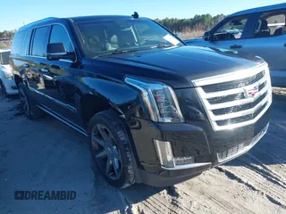 2016 Cadillac Escalade ESV Premium Collection z VIN 1GYS4JKJ5GR318883, wystawiony jako IAAI lot #41452493 z przebiegiem 194 058 mil mil oraz . Historia ofert i sprzedaży dostępna na DreamBid. Obrazek 1.