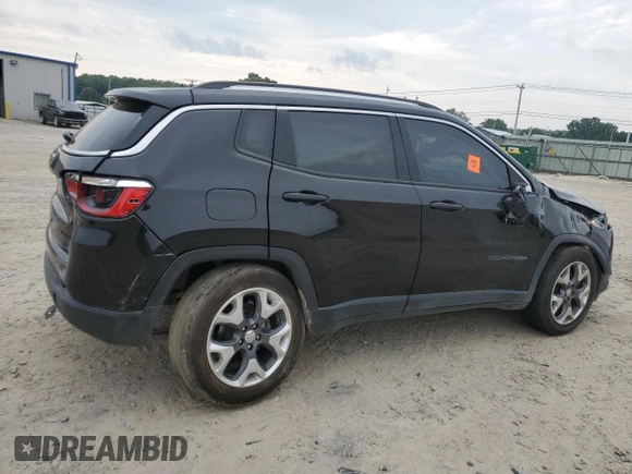 2021 Jeep Compass Limited with VIN 3C4NJCCB0MT572227, listed as a Copart auction lot 59085825 with Not provided miles and Salvage title. Bid and sale history available at DreamBid. Image 3.