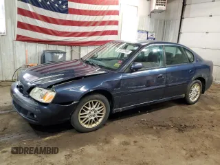 2004 Subaru Legacy Sedan (Natl) L with VIN 4S3BE625047202999, listed as a Copart auction lot 50122485 with 186,584 mi miles and Salvage Title. Bid and sale history available at carsss.com. Image 1.