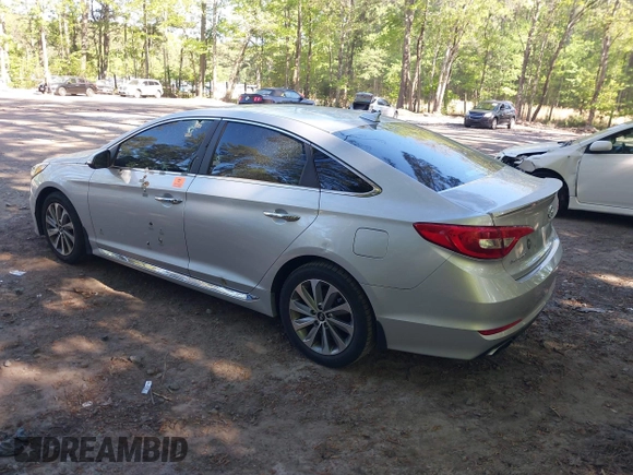 2016 Hyundai Sonata Sport with VIN 5NPE34AF6GH335980, listed as a IAAI auction lot 42137648 with 132,426 mi miles and . Bid and sale history available at DreamBid. Image 3.