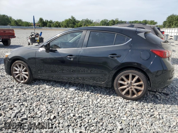 2017 Mazda 3 Grand Touring with VIN 3MZBN1M36HM132500, listed as a Copart auction lot 54095615 with 122,298 mi miles and Clean Title. Bid and sale history available at carsss.com. Image 2.