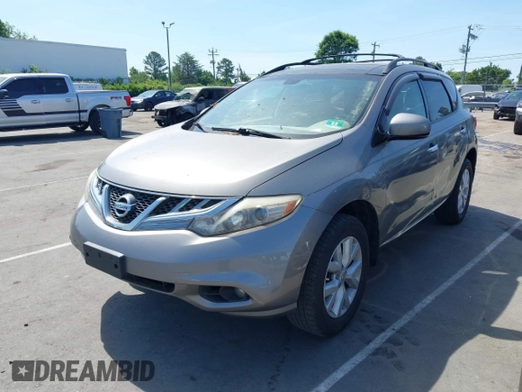 2012 Nissan Murano SV with VIN JN8AZ1MW2CW207414, listed as a IAAI auction lot 42187518 with 171,205 mi miles and . Bid and sale history available at carsss.com. Image 2.