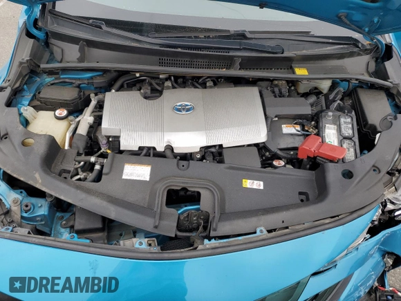 2017 Toyota Prius Plus z VIN JTDKARFP6H3011335, wystawiony jako Copart lot #54953405 z przebiegiem 68 502 mil mil oraz Szkoda całkowita • Salvage title. Historia ofert i sprzedaży dostępna na DreamBid. Obrazek 11.