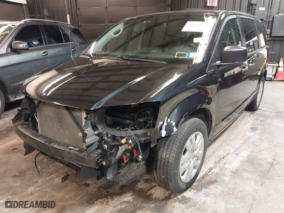 2019 Dodge Grand Caravan SE with VIN 2C4RDGBG2KR591780, listed as a IAAI auction lot 41958861 with 72,574 mi miles. Bid and sale history available at carsss.com. Image 2.