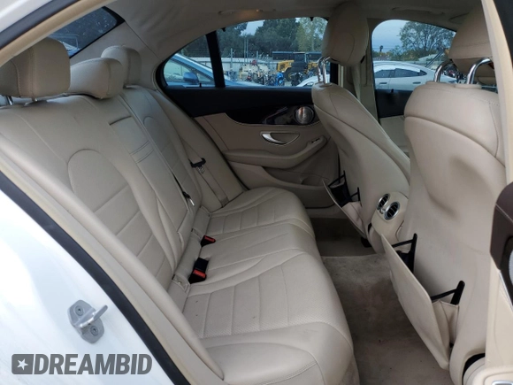 2015 Mercedes-Benz C-Class C 300 Luxury with VIN 55SWF4KB9FU037071, listed as a Copart auction lot 48776545 with 105,134 mi miles and Salvage Title. Bid and sale history available at carsss.com. Image 10.