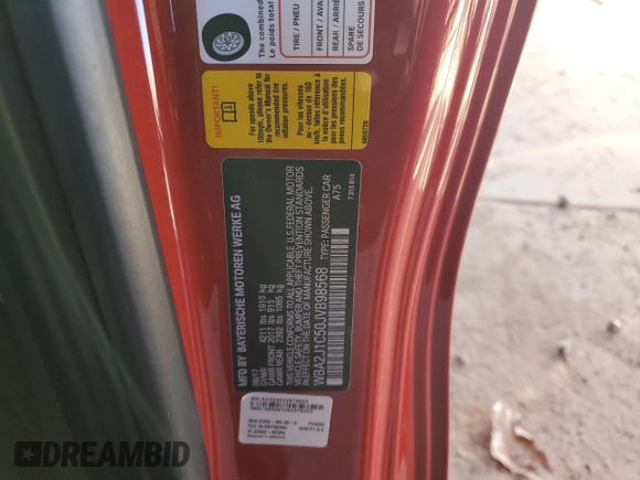 2018 BMW 2 Series 230i with VIN WBA2J1C50JVB98568, listed as a Copart auction lot 83995374 with 13,991 mi miles and Salvage Title. Bid and sale history available at carsss.com. Image 14.