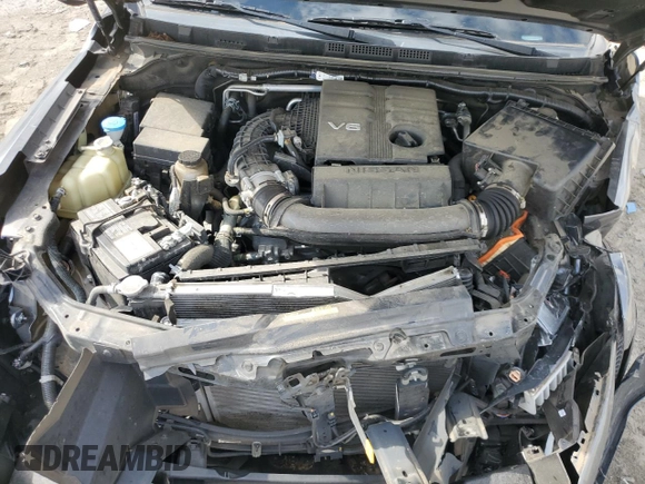 2022 Nissan Frontier SV with VIN 1N6ED1EK8NN680666, listed as a Copart auction lot 59164865 with 57,697 mi miles and Salvage title. Bid and sale history available at DreamBid. Image 11.