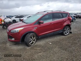 2013 Ford Escape Titanium with VIN 1FMCU9J92DUD69343, listed as a Copart auction lot 44800505 with 110,961 mi miles and Salvage title. Bid and sale history available at DreamBid. Image 1.
