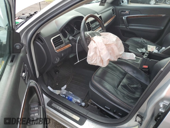 2012 Lincoln MKZ with VIN 3LNHL2GC6CR821495, listed as a Copart auction lot 55954055 with 117,022 mi miles and Salvage title. Bid and sale history available at DreamBid. Image 8.