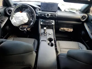 2021 Lexus IS with VIN JTHGZ1E25M5020711, listed as a Copart auction lot 49412285 with 23,350 mi miles and Salvage Title. Bid and sale history available at carsss.com. Image 8.