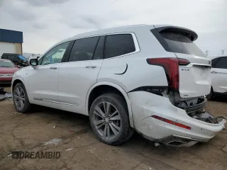 2024 Cadillac XT6 AWD Premium Luxury with VIN 1GYKPDRS0RZ759007, listed as a Copart auction lot 44117035 with 10,037 mi miles and Salvage title. Bid and sale history available at DreamBid. Image 2.