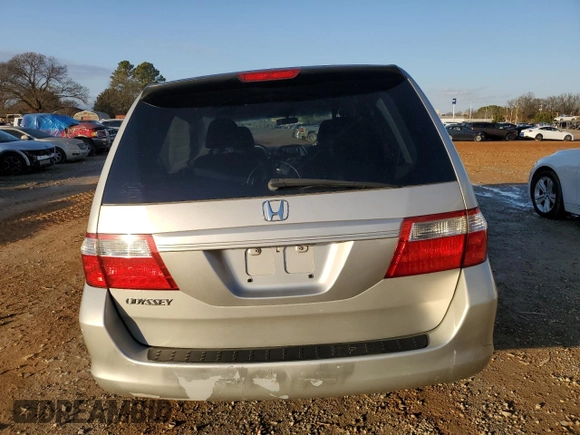 2006 Honda Odyssey LX with VIN 5FNRL38216B018605, listed as a Copart auction lot 43457695 with 258,118 mi miles and Salvage Title. Bid and sale history available at carsss.com. Image 6.