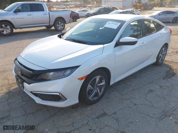 2019 Honda Civic Sedan LX with VIN 2HGFC2F67KH506515, listed as a IAAI auction lot 41755585 with 87,528 mi miles. Bid and sale history available at carsss.com. Image 17.