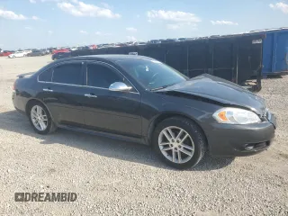 2014 Chevrolet Impala LTZ with VIN 2G1WC5E37E1155067, listed as a Copart auction lot 55255825 with 153,893 mi miles and Salvage title. Bid and sale history available at DreamBid. Image 4.