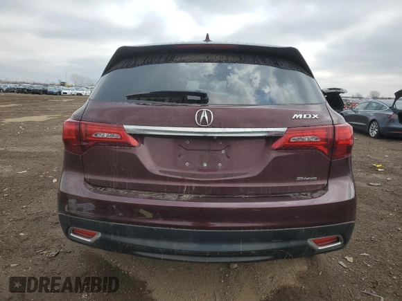 2014 Acura MDX z VIN 5FRYD4H28EB030178, wystawiony jako Copart lot #52389515 z przebiegiem Nie podano mil oraz Szkoda całkowita • Salvage title. Historia ofert i sprzedaży dostępna na DreamBid. Obrazek 6.