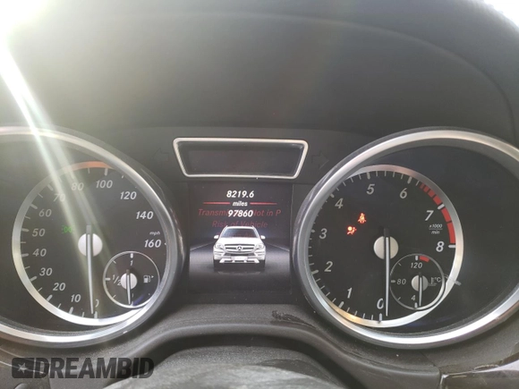 2015 Mercedes-Benz GL-Class GL 450 with VIN 4JGDF6EE6FA498937, listed as a Copart auction lot 37805493 with 97,860 mi miles. Bid and sale history available at carsss.com. Image 9.