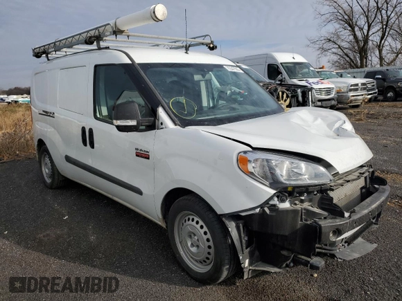 2022 Ram ProMaster City Cargo Tradesman with VIN ZFBHRFAB8N6Y14237, listed as a Copart auction lot 75547593 with 12,197 mi miles and . Bid and sale history available at DreamBid. Image 4.