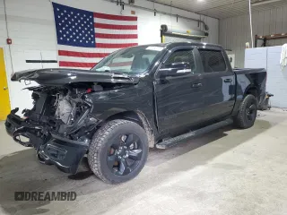 2019 Ram 1500 Big Horn z VIN 1C6SRFFT5KN880256, wystawiony jako Copart lot #53183115 z przebiegiem 58 565 mil mil oraz Szkoda całkowita • Salvage title. Historia ofert i sprzedaży dostępna na DreamBid. Obrazek 1.