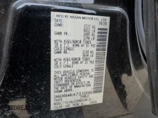 2020 Nissan Frontier S z VIN 1N6ED0EA6LN715090, wystawiony jako Copart lot #46193545 z przebiegiem 57 848 mil mil oraz Czysty tytuł • Clean title. Historia ofert i sprzedaży dostępna na DreamBid. Obrazek 12.