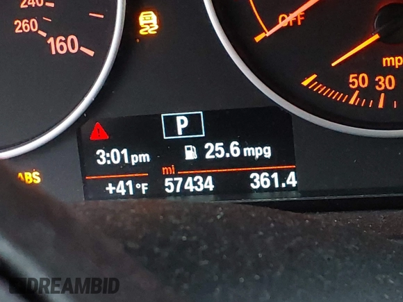 2018 BMW 3 Series 320i with VIN WBA8E1G56JNU91008, listed as a IAAI auction lot 41247490 with 57,434 mi miles. Bid and sale history available at carsss.com. Image 15.