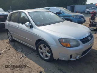 2008 Kia Spectra with VIN KNAFE162285013208, listed as a IAAI auction lot 42448054 with 160,693 mi miles and . Bid and sale history available at DreamBid. Image 1.