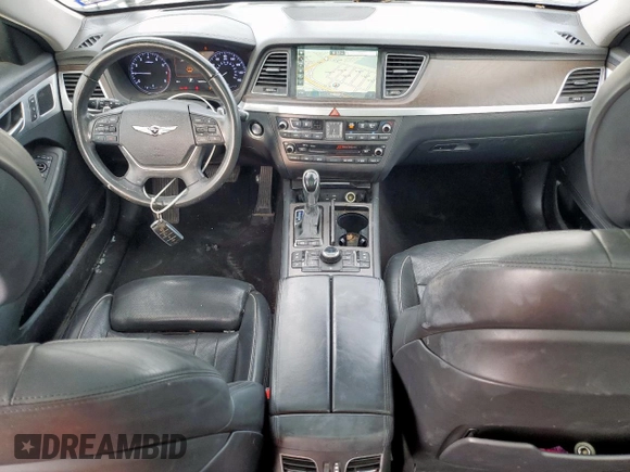 2017 Genesis G80 3.8L with VIN KMHGN4JE8HU191863, listed as a Copart auction lot 59396875 with 134,059 mi miles and Salvage title. Bid and sale history available at DreamBid. Image 8.