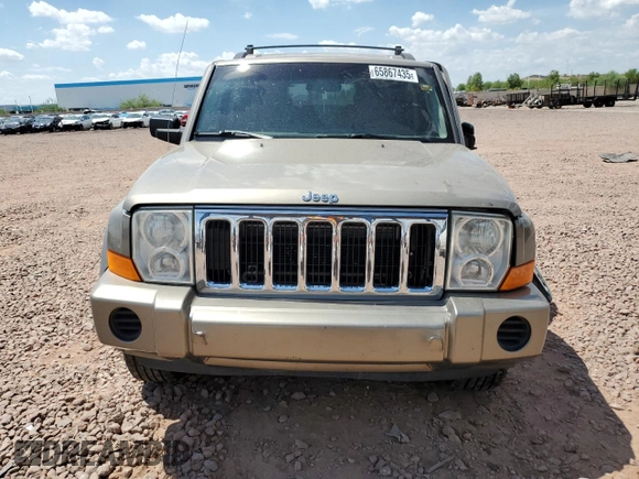 2006 Jeep Commander with VIN 1J8HH48K46C203109, listed as a Copart auction lot 65867435 with 191,804 mi miles and Salvage title. Bid and sale history available at DreamBid. Image 5.