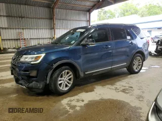 2017 Ford Explorer XLT with VIN 1FM5K7DH4HGD78362, listed as a Copart auction lot 51101545 with 127,091 mi miles and Salvage Title. Bid and sale history available at DreamBid. Image 1.