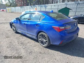 2019 Acura ILX w/Premium/A-Spec Pkg with VIN 19UDE2F87KA003908, listed as a IAAI auction lot 41673179 with 72,505 mi miles. Bid and sale history available at carsss.com. Image 3.
