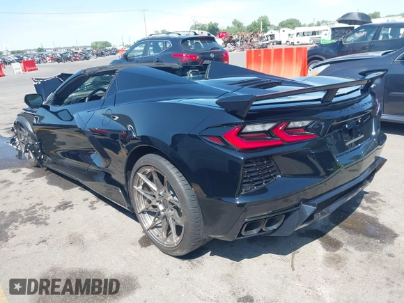 2025 Chevrolet Corvette 3LT with VIN 1G1YC3D4XS5100002, listed as a IAAI auction lot 42487547 with 2,591 mi miles and . Bid and sale history available at DreamBid. Image 3.